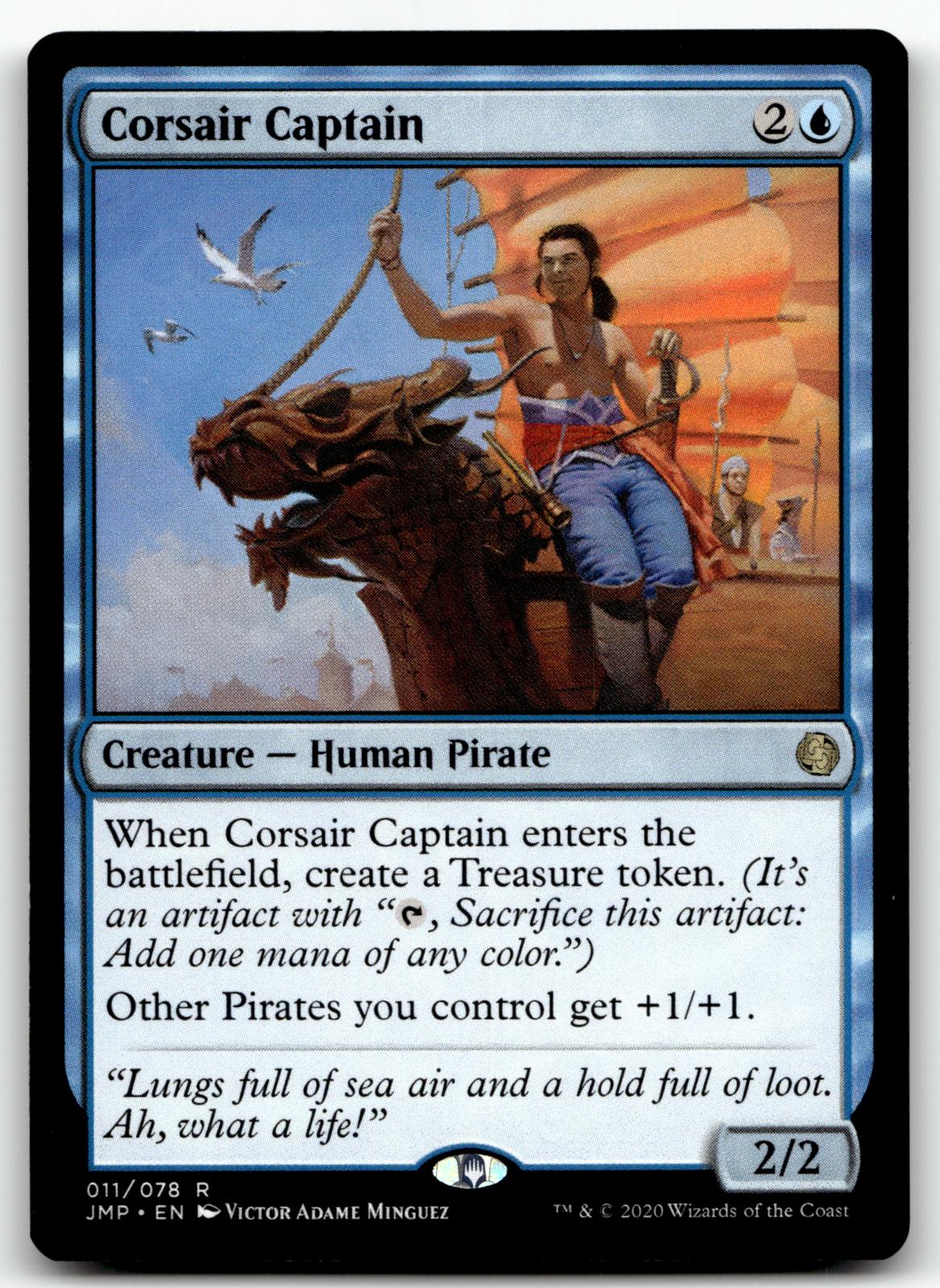 Corsair Captain 11 Rare Jumpstart Magic: The Gathering Near Mint