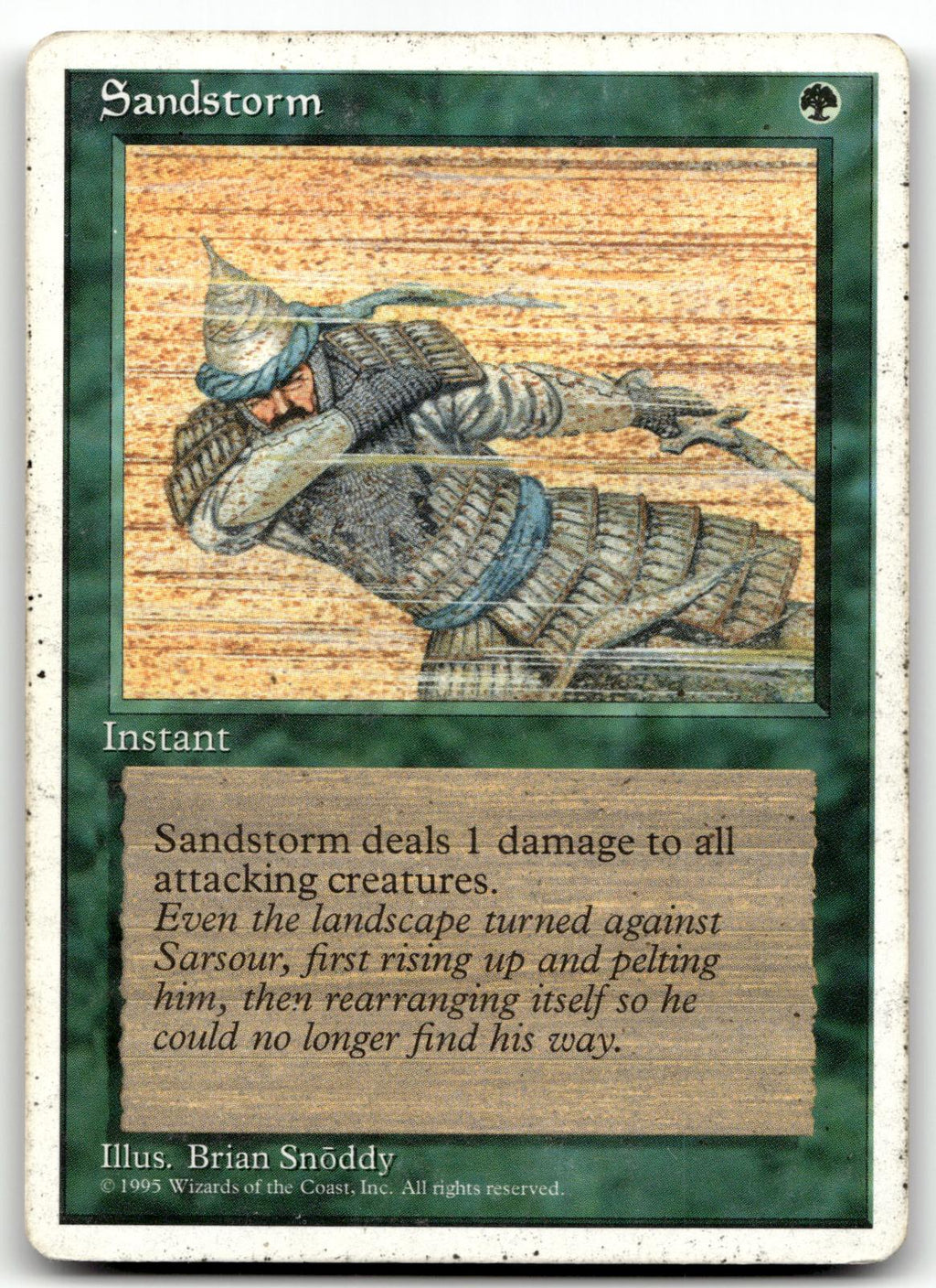 Sandstorm Common Fourth Edition Magic: The Gathering Near Mint