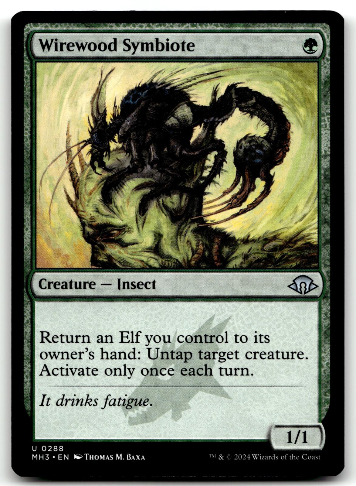 Wirewood Symbiote 288 Uncommon Modern Horizons 3 Magic: The Gathering Near Mint