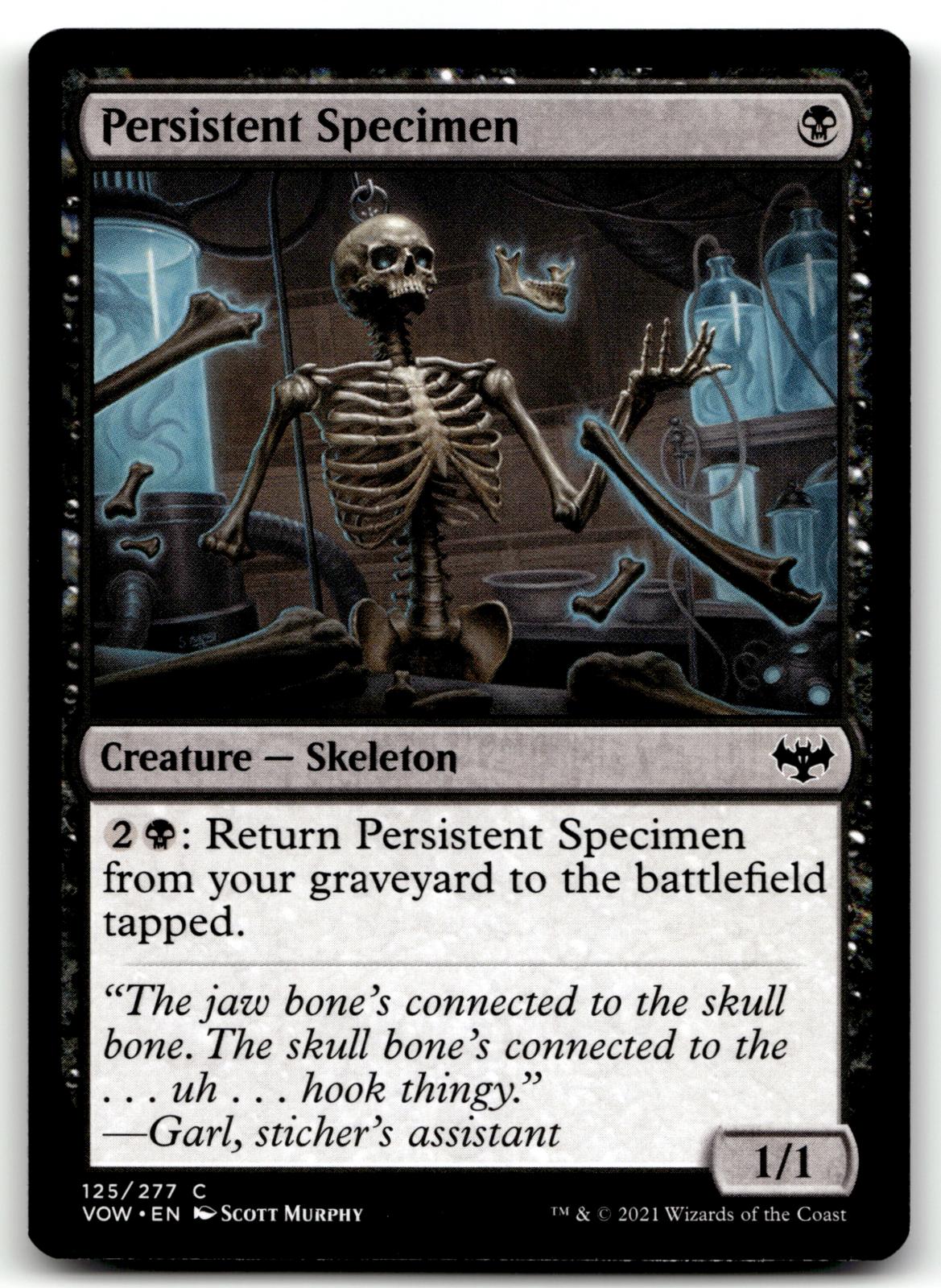 Persistent Specimen 125 Common Innistrad: Crimson Vow Magic: The Gathering NM