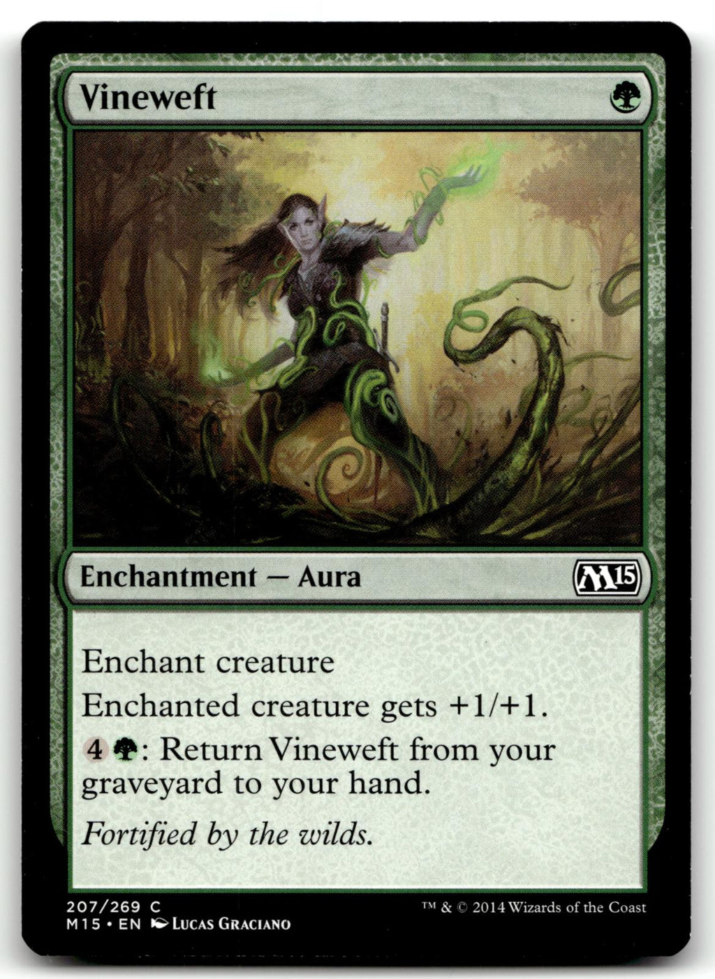 Vineweft 207 Common Magic 2015 (M15) Magic: The Gathering Near Mint