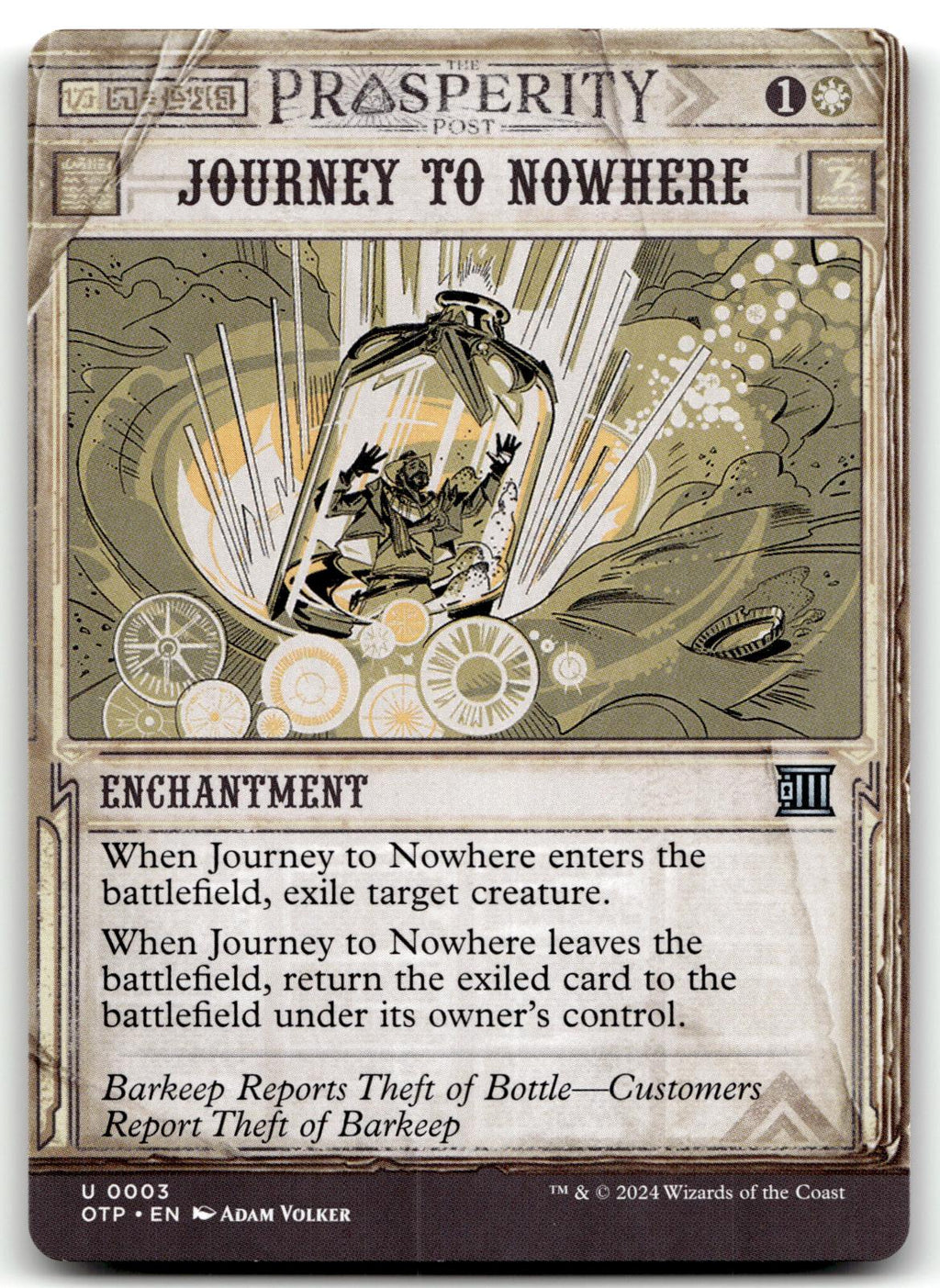 Journey to Nowhere 3 Outlaws of Thunder Junction: Breaking News Magic: