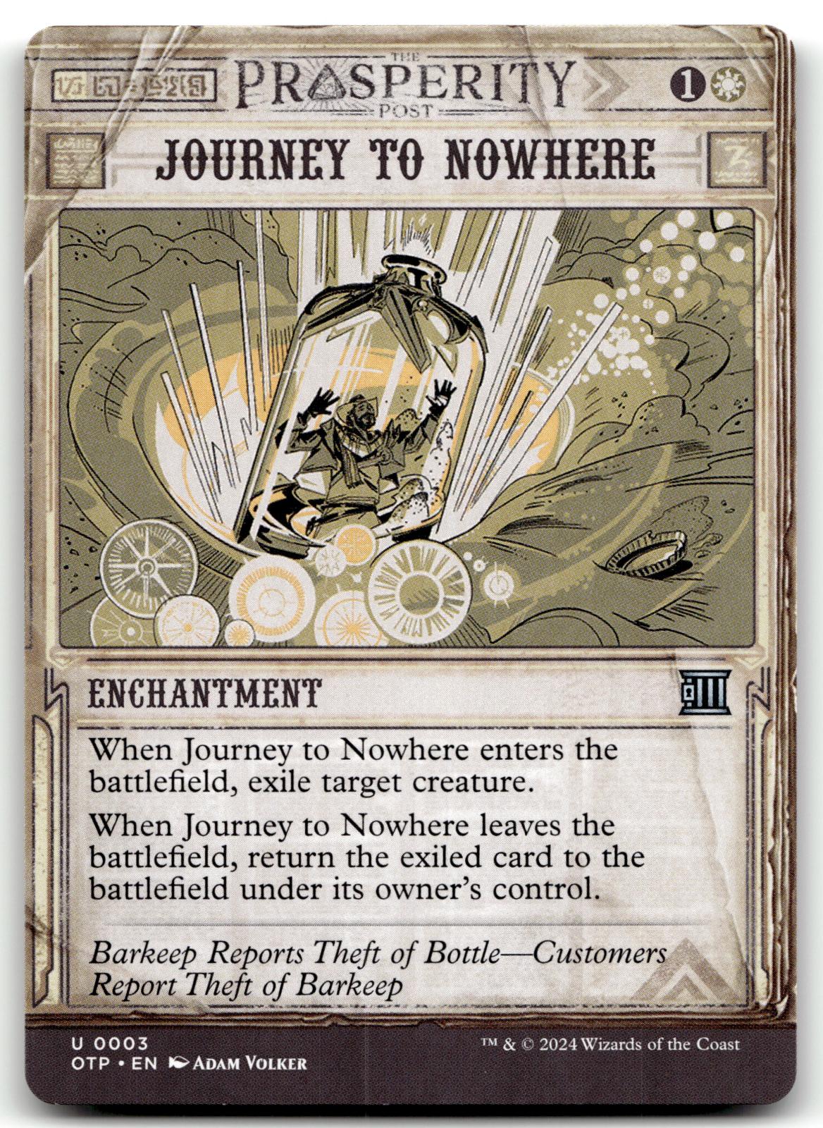Journey to Nowhere 3 Outlaws of Thunder Junction: Breaking News Magic: