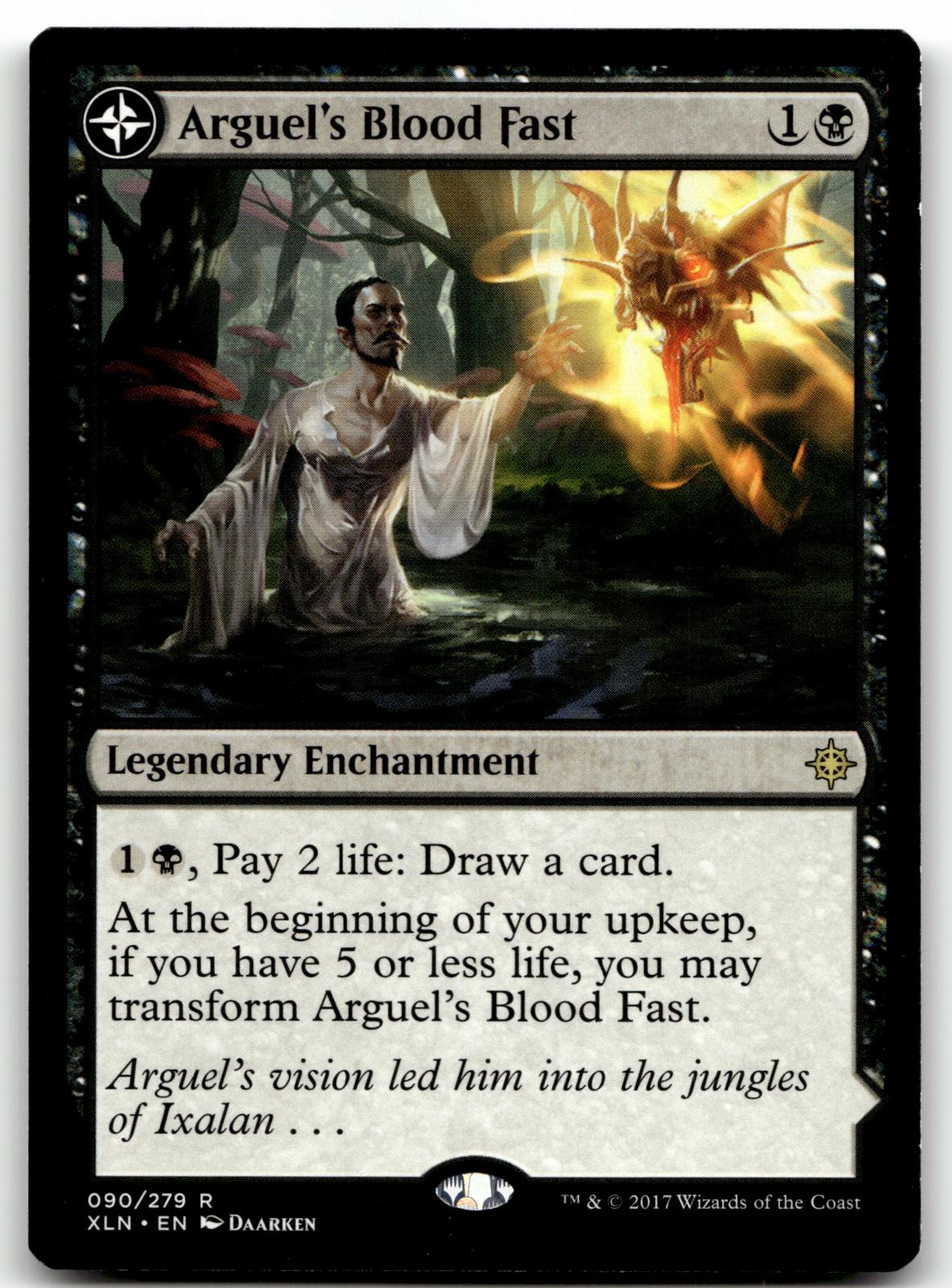 Arguel's Blood Fast 90 Rare Ixalan Magic: The Gathering Near Mint