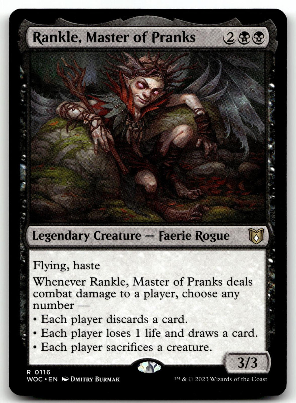 Rankle, Master of Pranks 116 Commander: Wilds of Eldraine 