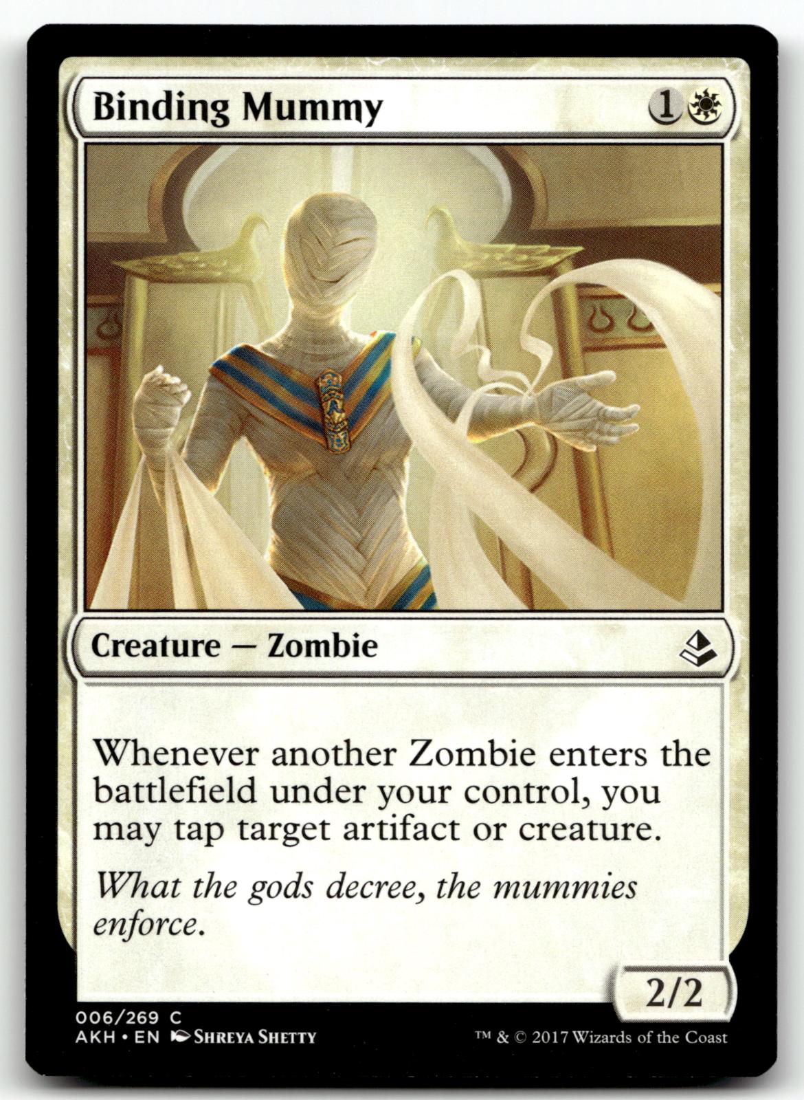 Binding Mummy 6 Common Amonkhet Magic: The Gathering Near Mint
