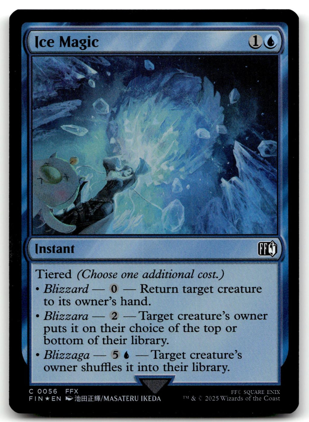 Ice Magic 56 Common FINAL FANTASY Magic: The Gathering Foil Near Mint