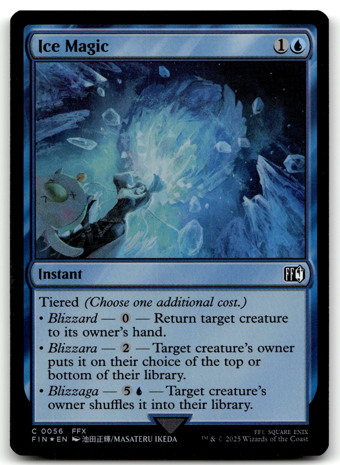 Ice Magic 56 Common FINAL FANTASY Magic: The Gathering Foil Near Mint