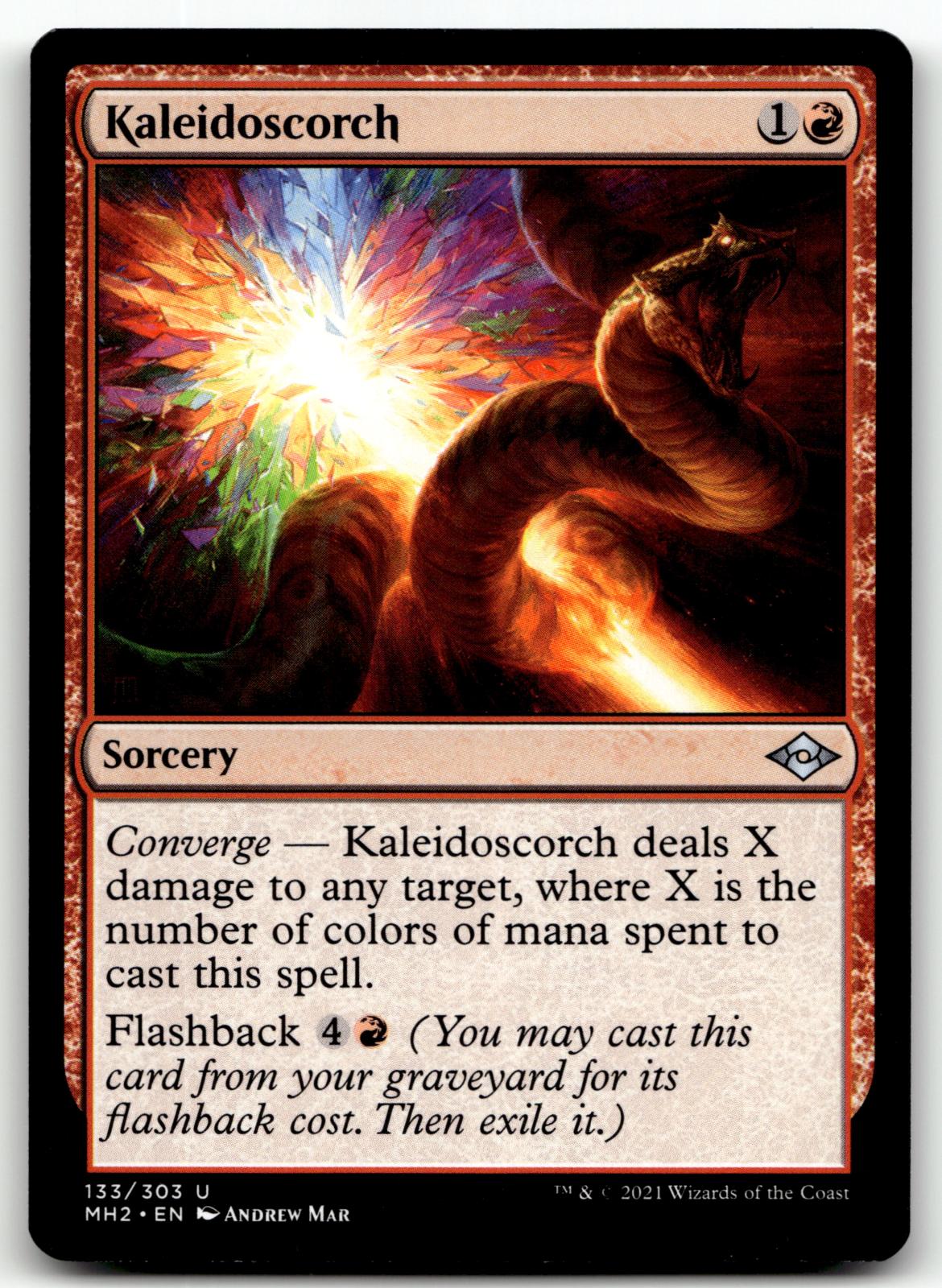 Kaleidoscorch 133 Uncommon Modern Horizons 2 Magic: The Gathering Near Mint