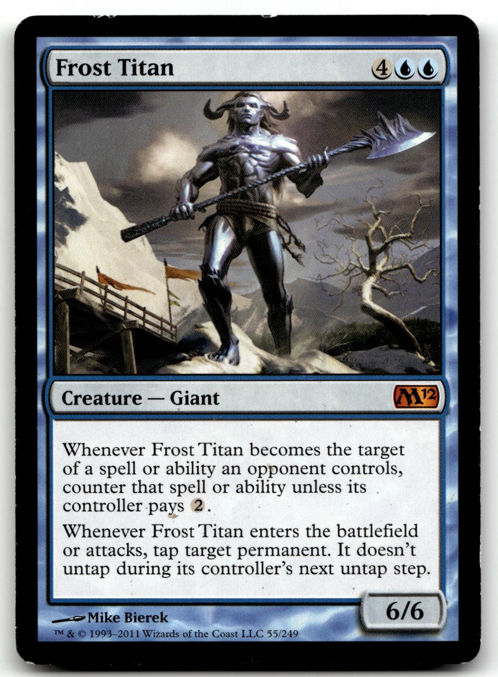 Frost Titan 55 Mythic Magic 2012 (M12) Magic: The Gathering Near Mint