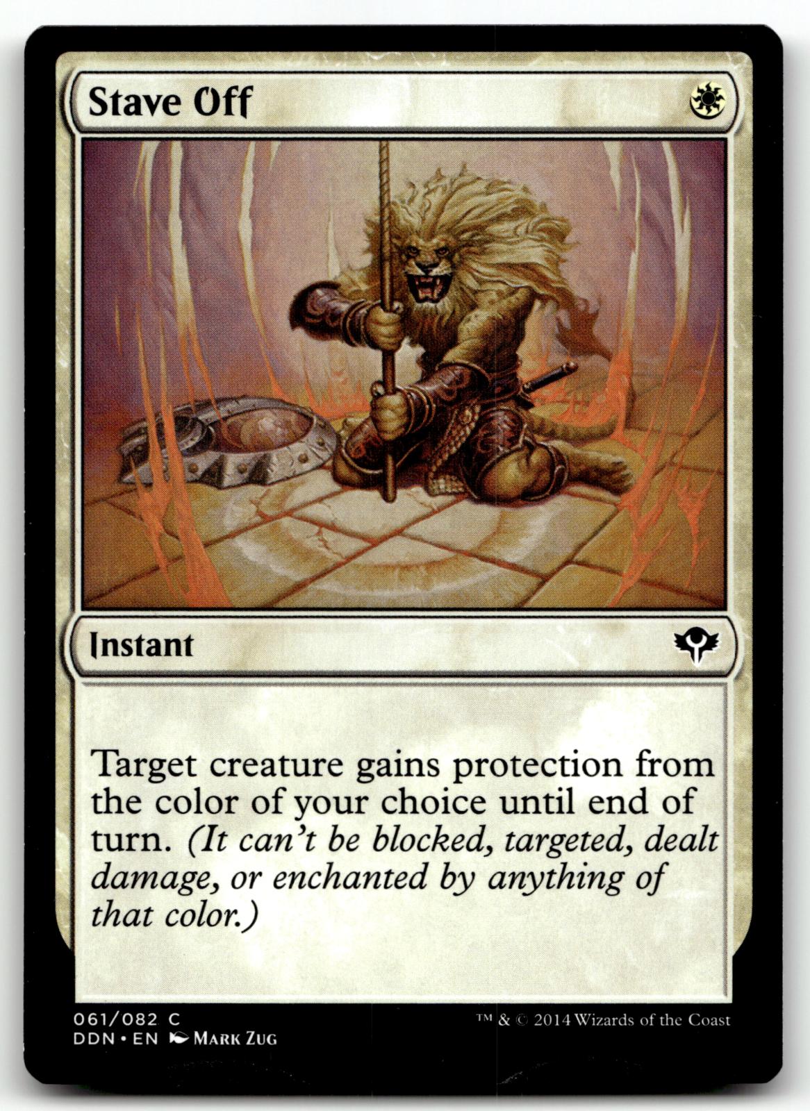 Stave Off 61 Common Duel Decks: Speed vs. Cunning Magic: The Gathering Near Mint