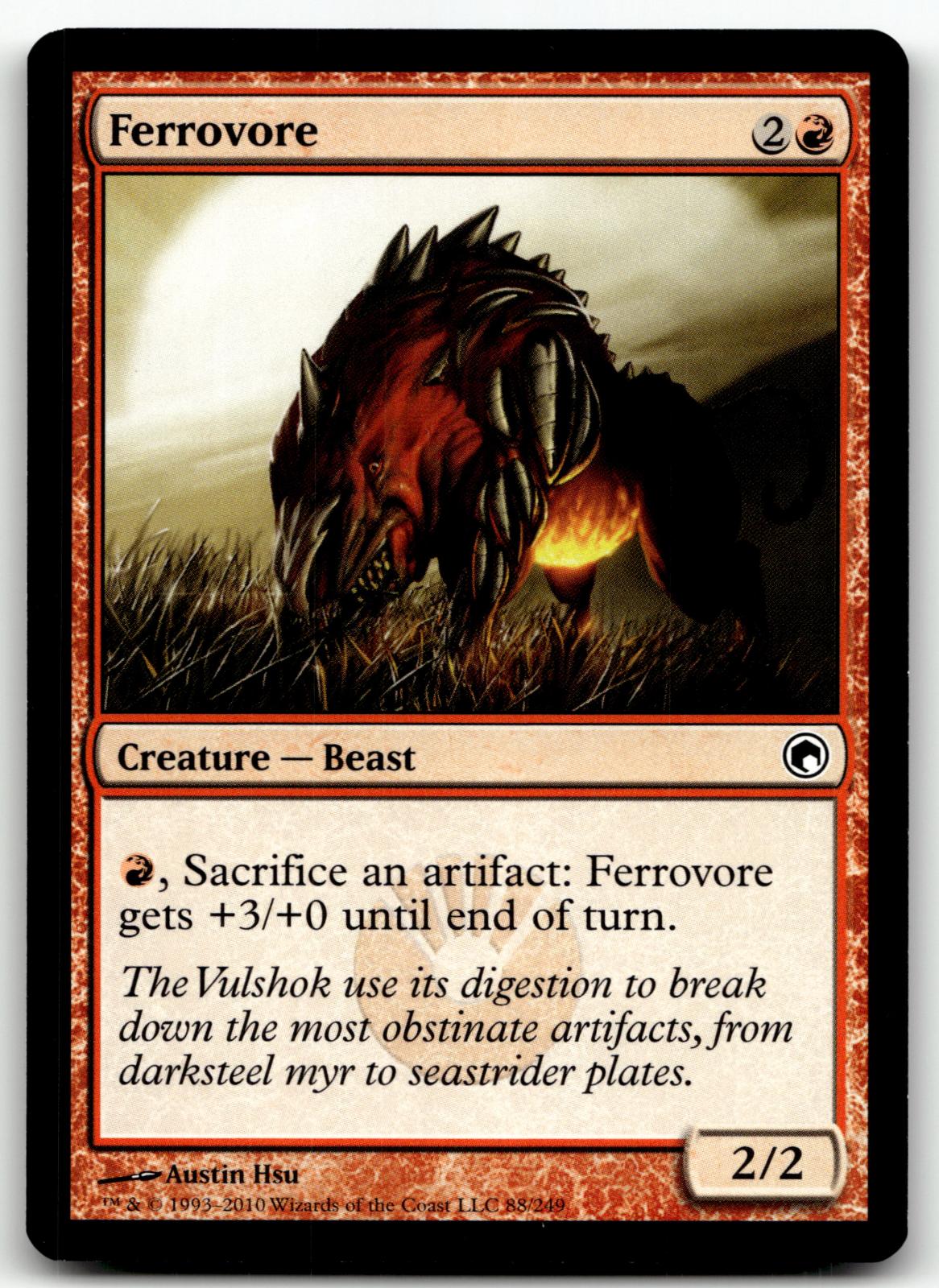 Ferrovore 88 Common Scars of Mirrodin Magic: The Gathering Near Mint