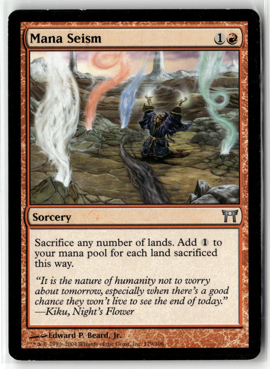 Mana Seism 179 Uncommon Champions of Kamigawa Magic: The Gathering Near Mint