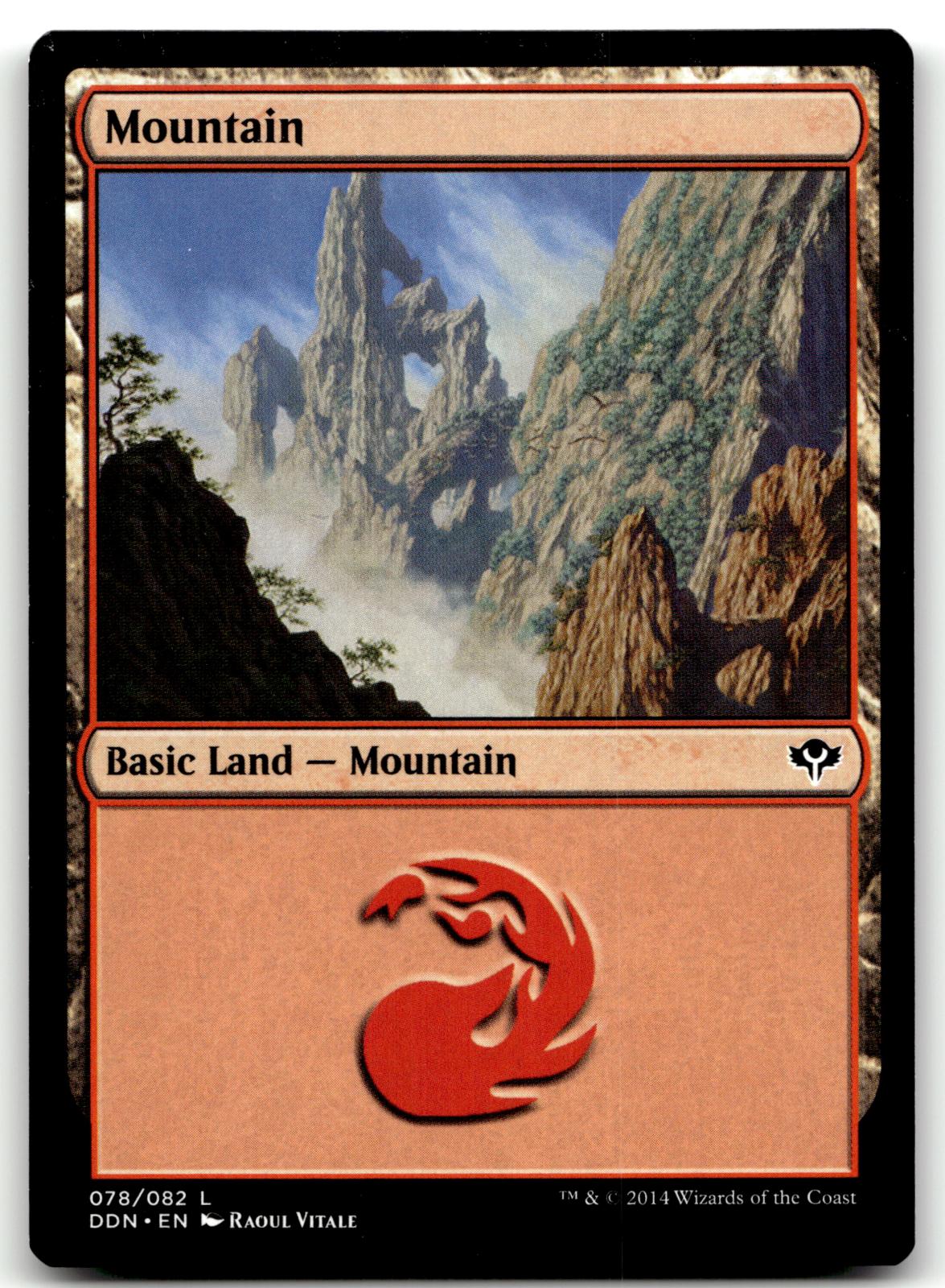 Mountain (078) 78 Land Duel Decks: Speed vs. Cunning Magic: The Gathering NM
