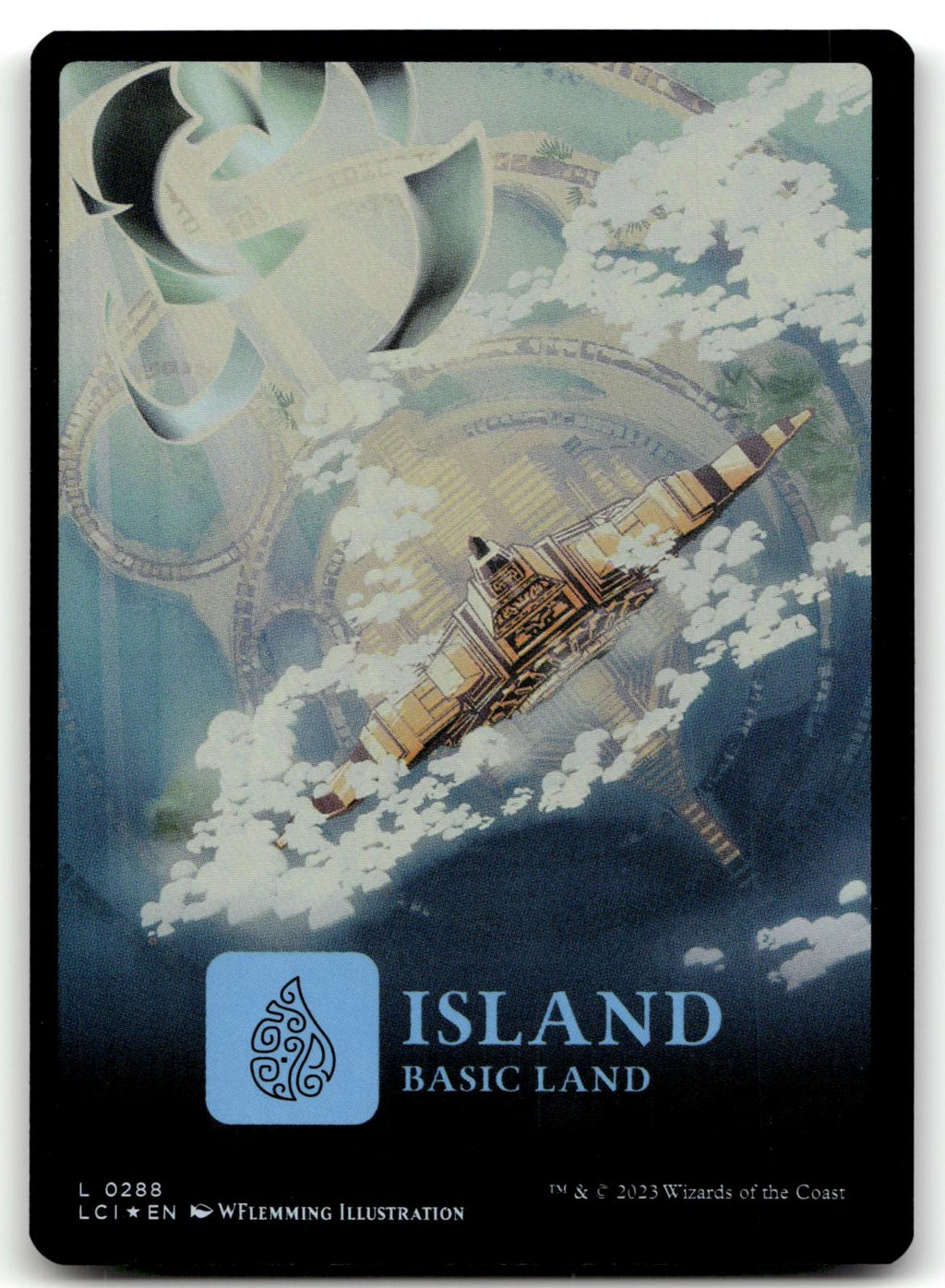 Island (0288) 288 Land The Lost Caverns of Ixalan Magic: The Gathering Foil NM
