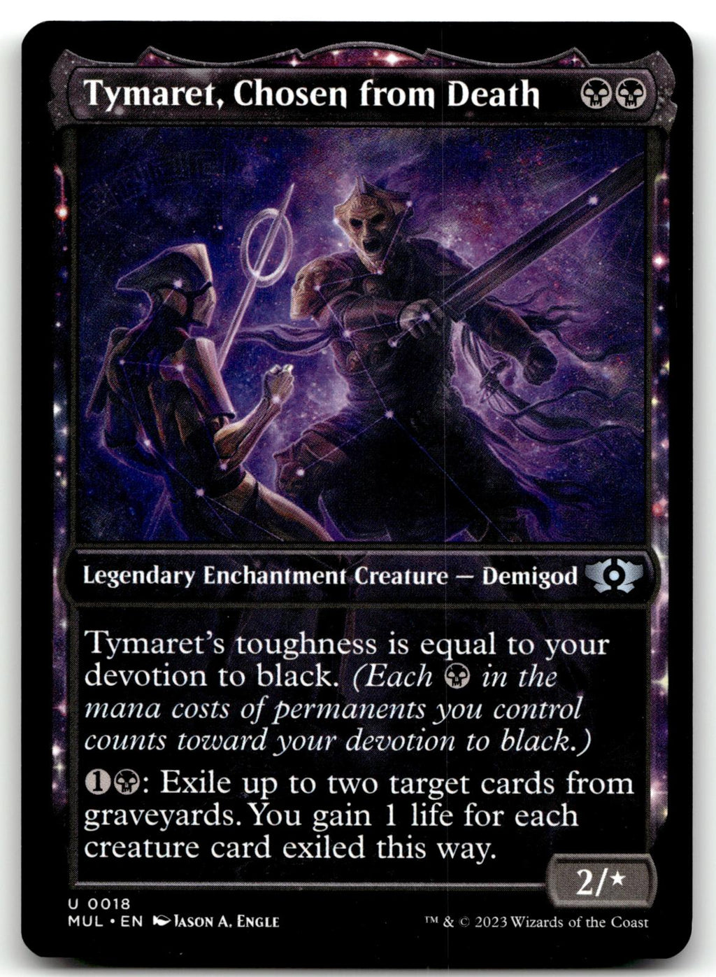 Tymaret, Chosen from Death 18 March of the Machine: 