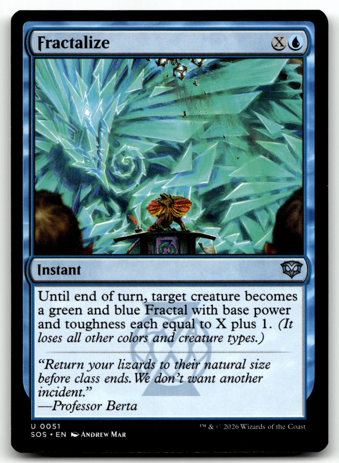Fractalize 51 Uncommon Secrets of Strixhaven Magic: The Gathering Near Mint