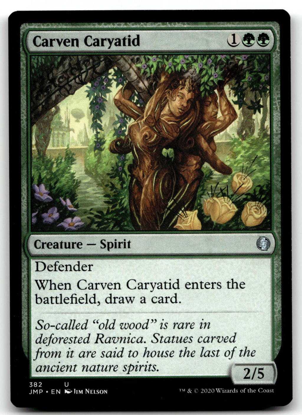 Carven Caryatid 382 Uncommon Jumpstart Magic: The Gathering Near Mint