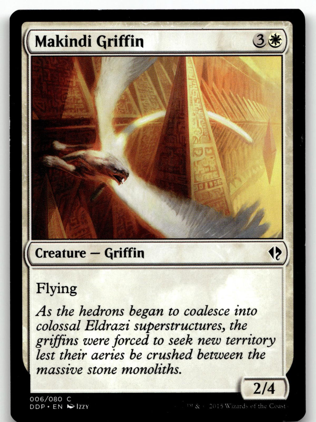 Makindi Griffin 6 Duel Decks: Zendikar vs. Eldrazi Magic: The Gathering NM