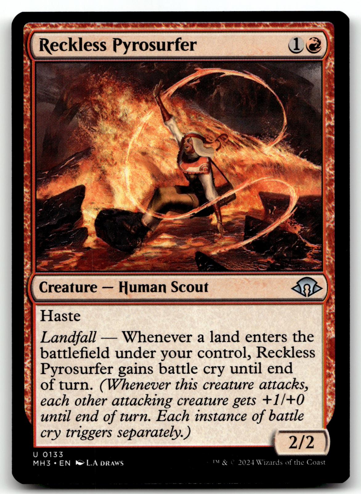 Reckless Pyrosurfer 133 Uncommon Modern Horizons 3 Magic: The Gathering NM