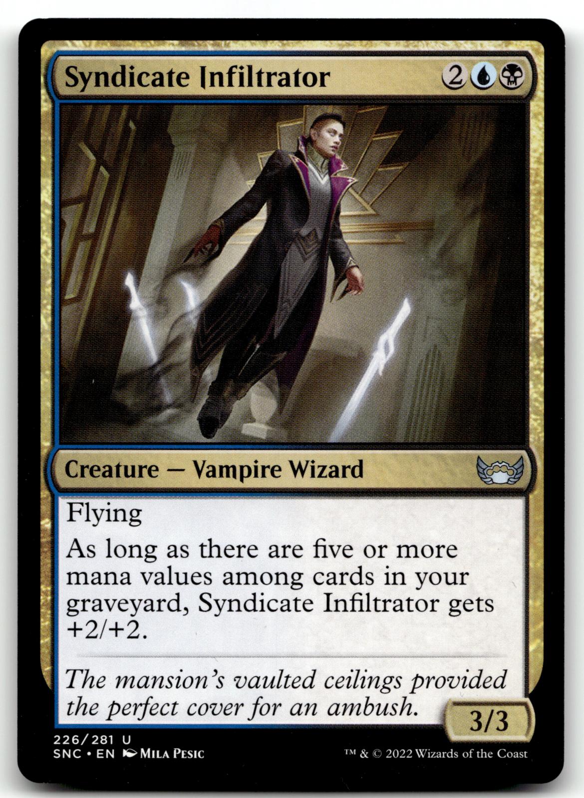 Syndicate Infiltrator 226 Streets of New Capenna Magic: The Gathering NM