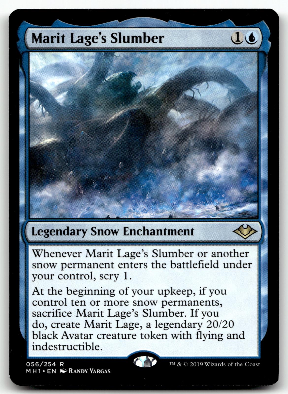 Marit Lage's Slumber 56 Rare Modern Horizons Magic: The Gathering Near Mint