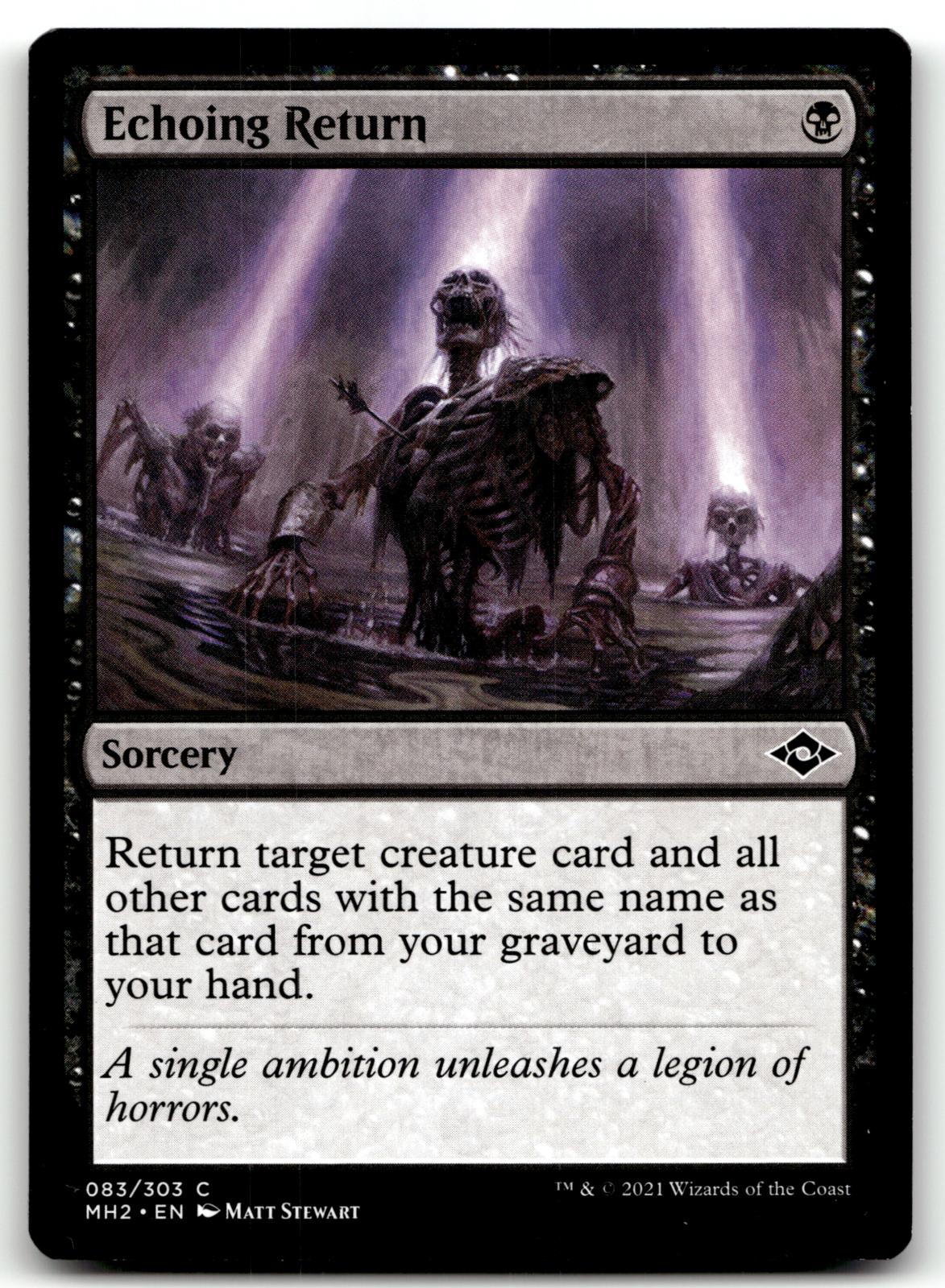 Echoing Return 83 Common Modern Horizons 2 Magic: The Gathering Near Mint