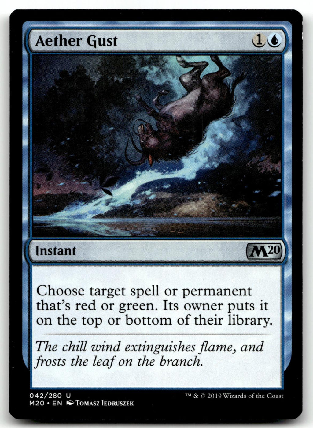 Aether Gust 42 Uncommon Core Set 2020 Magic: The Gathering Near Mint