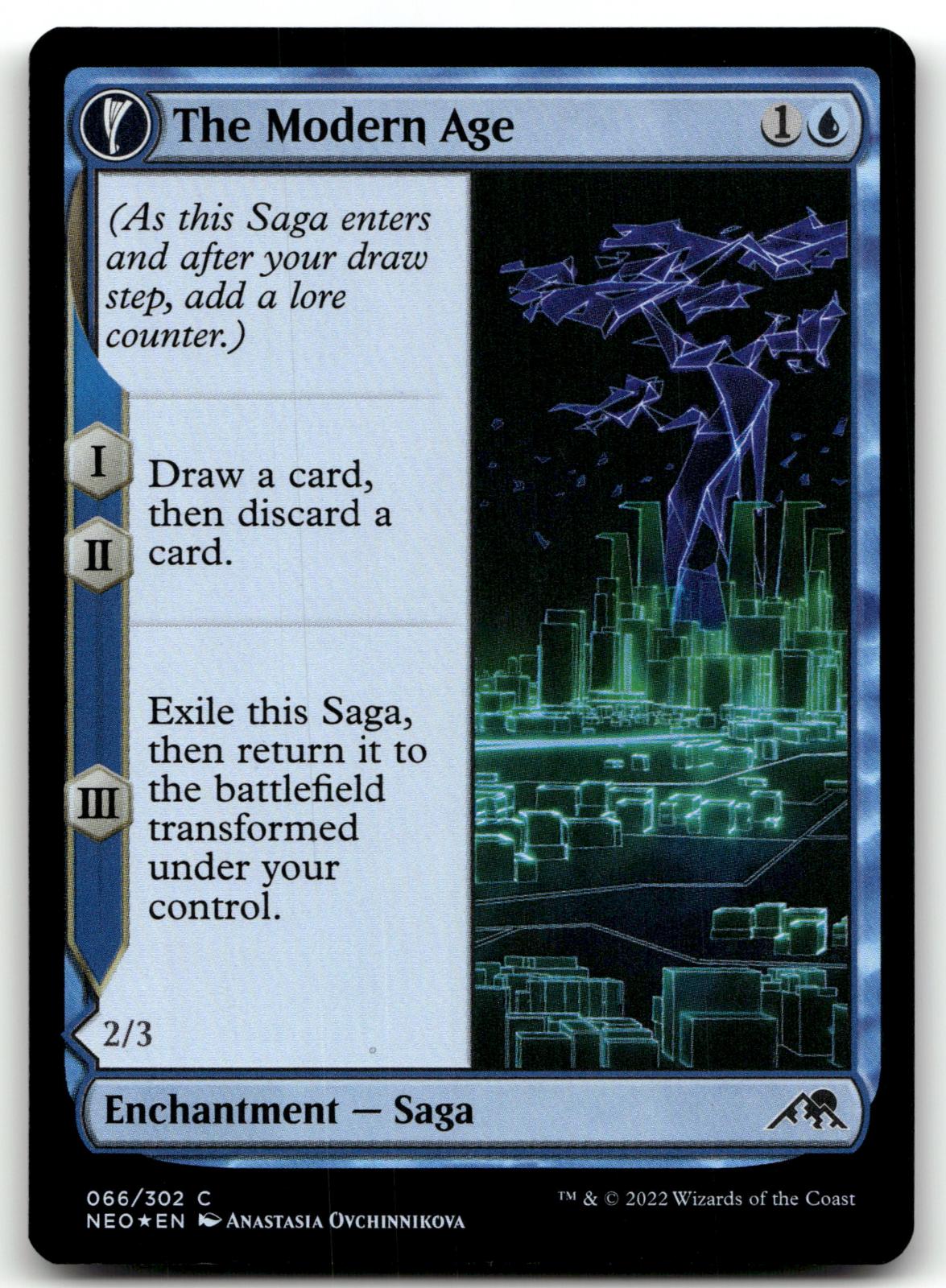 The Modern Age 66 Common Kamigawa: Neon Dynasty Magic: The Gathering Foil NM