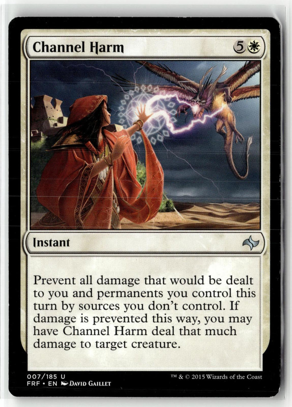 Channel Harm 7 Uncommon Fate Reforged Magic: The Gathering Near Mint