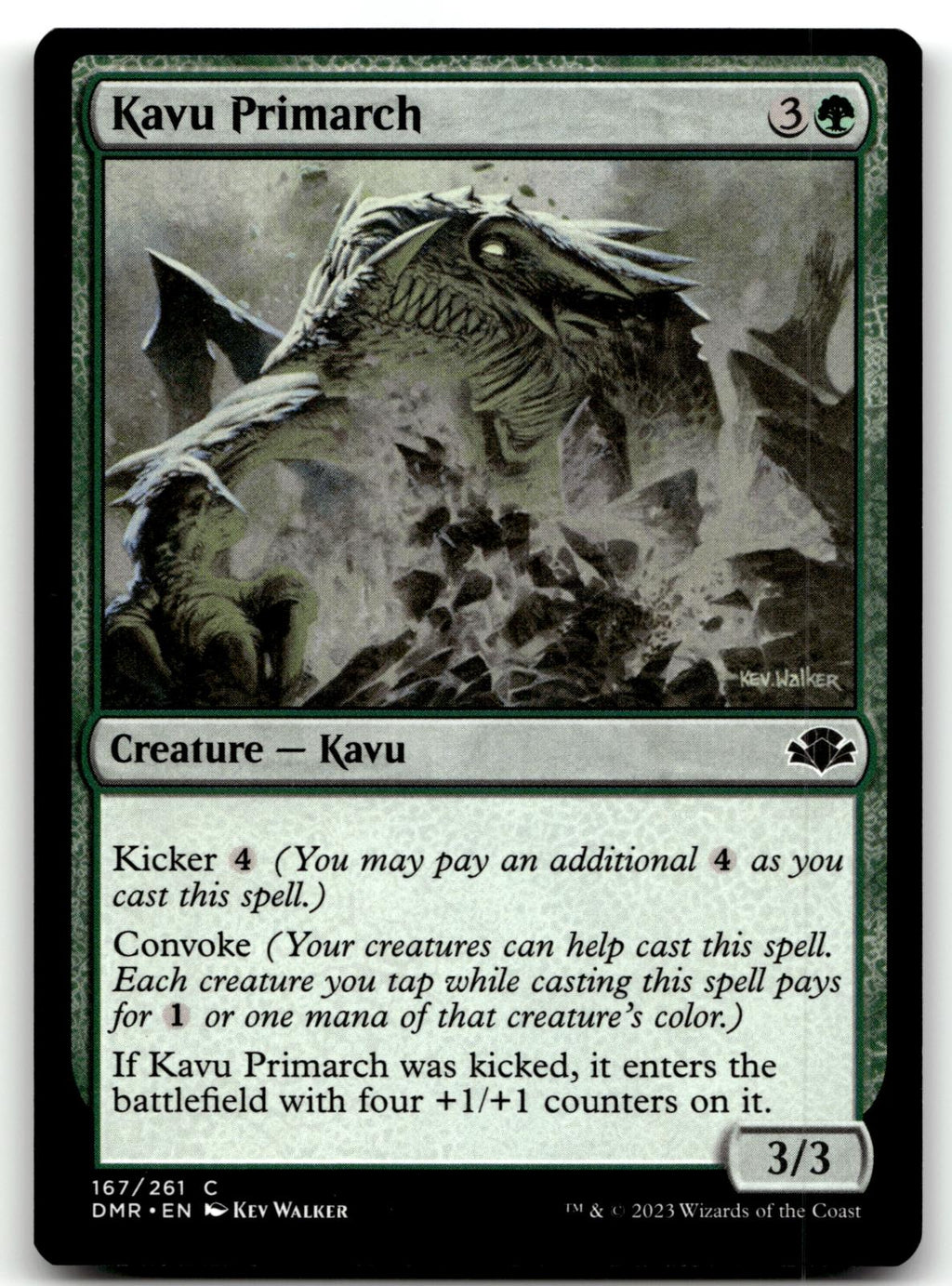 Kavu Primarch 167 Common Dominaria Remastered Magic: The Gathering Near Mint