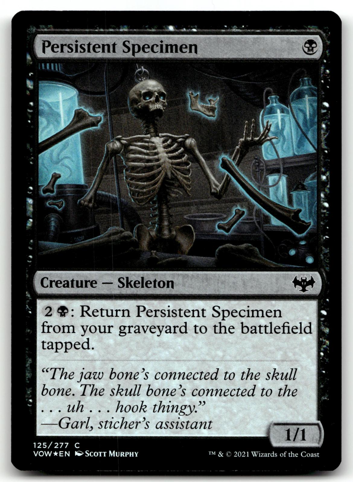 Persistent Specimen 125 Innistrad: Crimson Vow Magic: The Gathering Foil NM