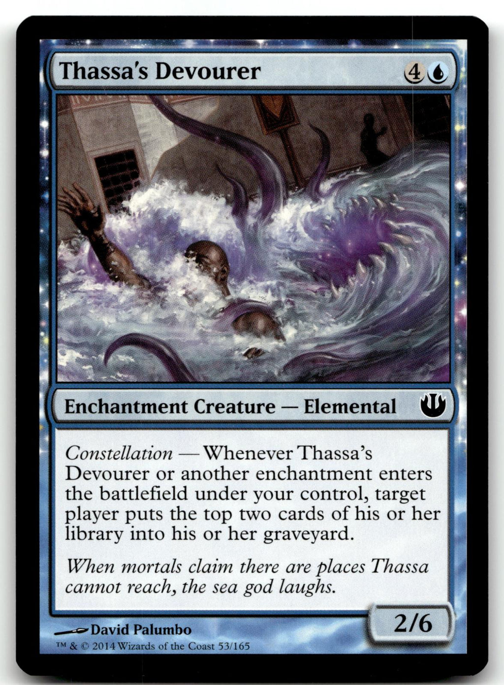 Thassa's Devourer 53 Common Journey Into Nyx Magic: The Gathering Near Mint