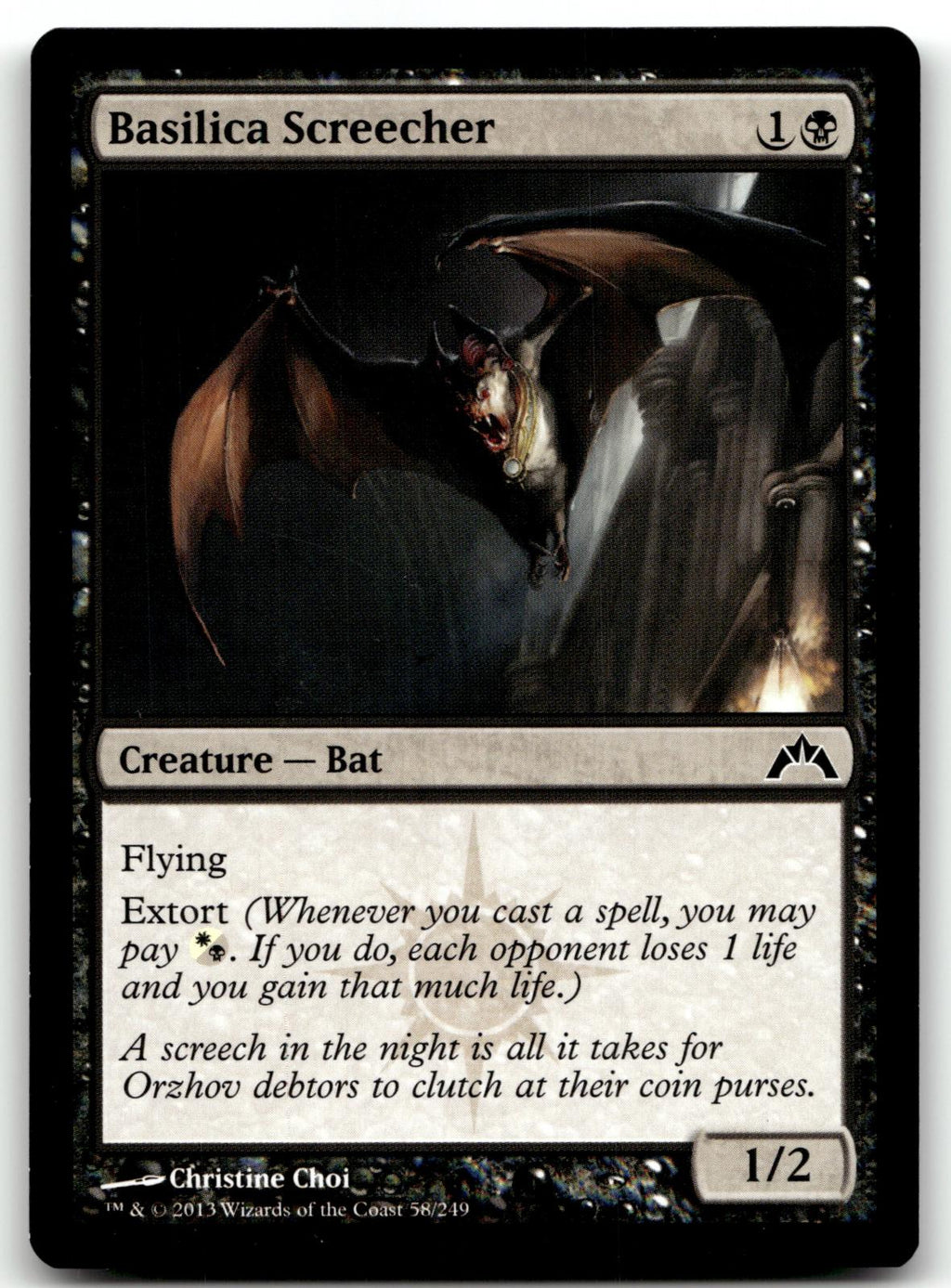 Basilica Screecher 58 Common Gatecrash Magic: The Gathering Near Mint