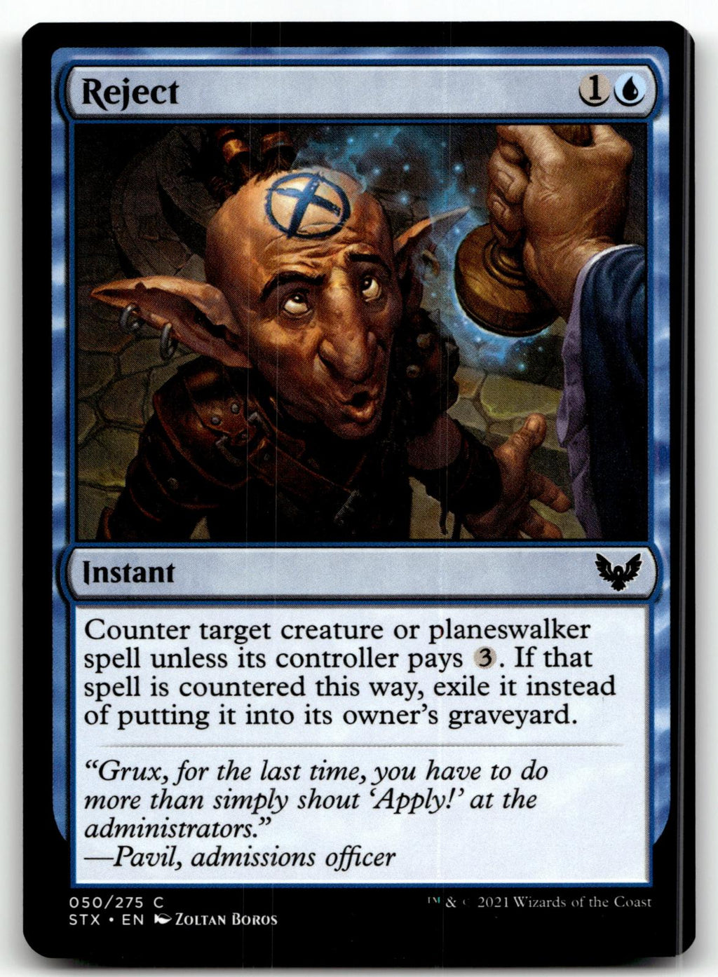 Reject 50 Common Strixhaven: School of Mages Magic: The Gathering Near Mint