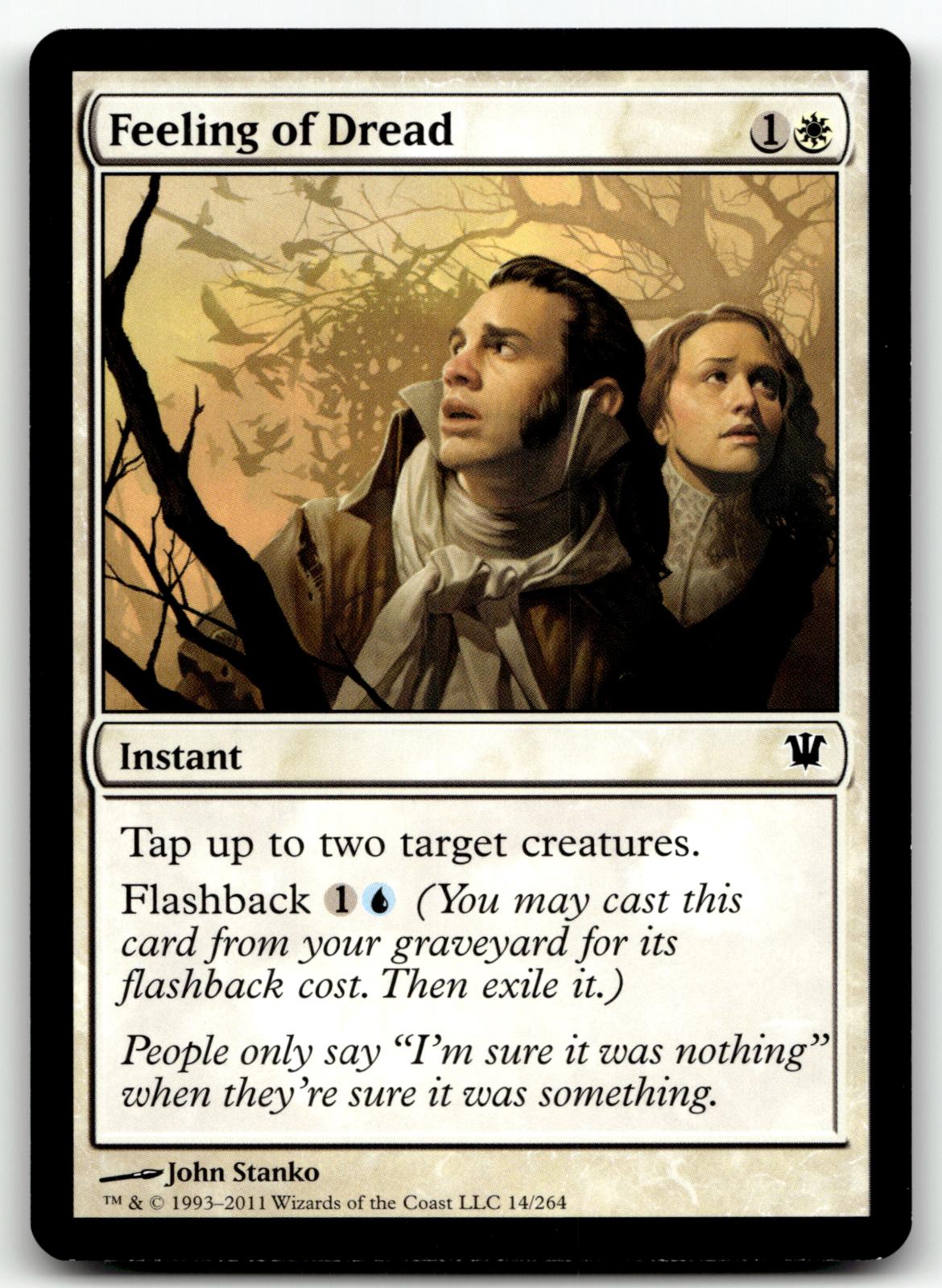 Feeling of Dread 14 Common Innistrad Magic: The Gathering Near Mint