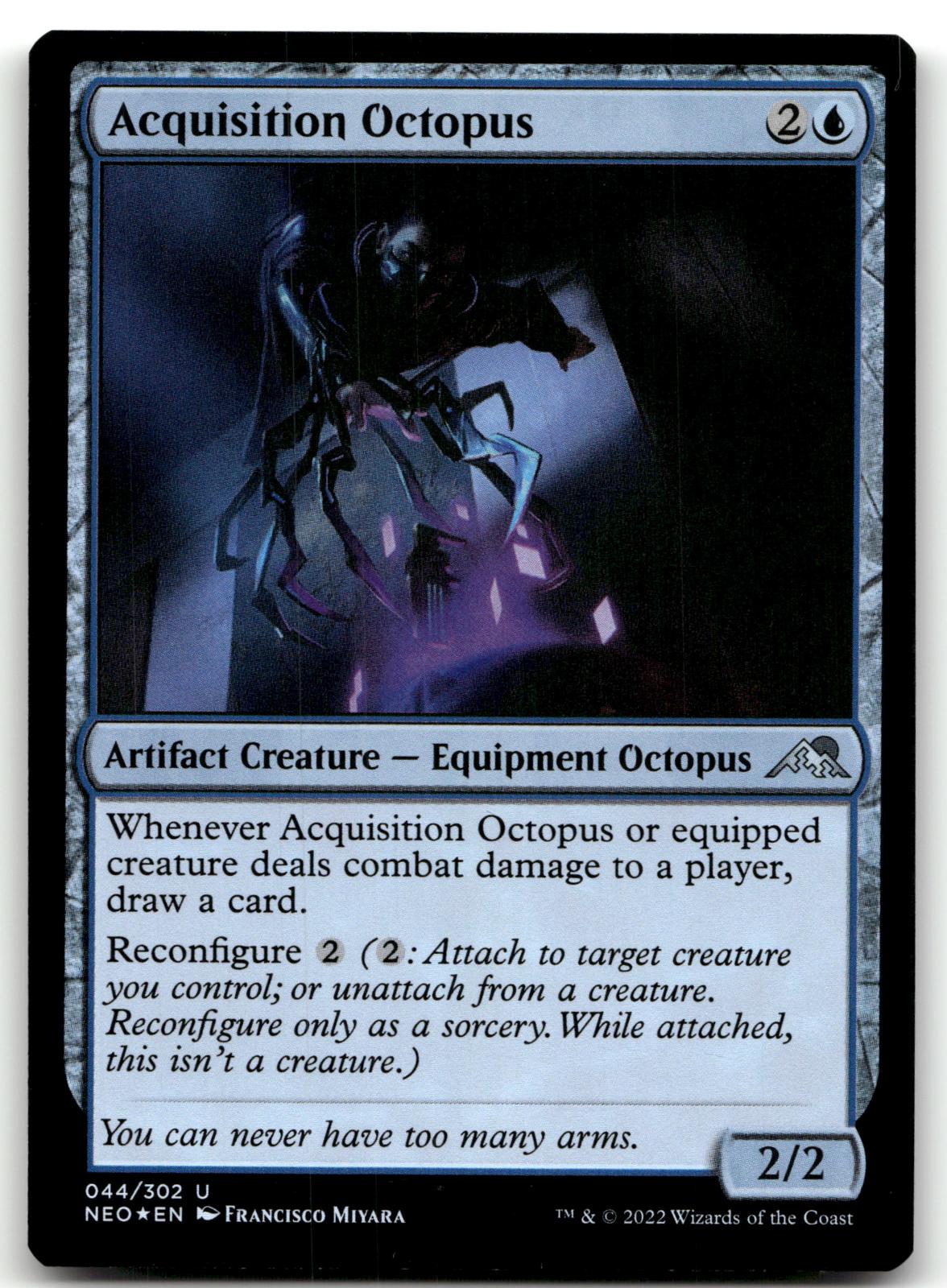Acquisition Octopus 44 Kamigawa: Neon Dynasty Magic: The Gathering Foil NM