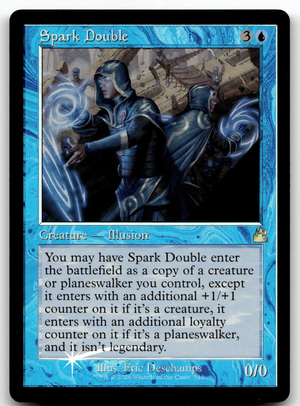 Spark Double (Retro Frame) (Serial Numbered) 319 Ravnica Remastered 