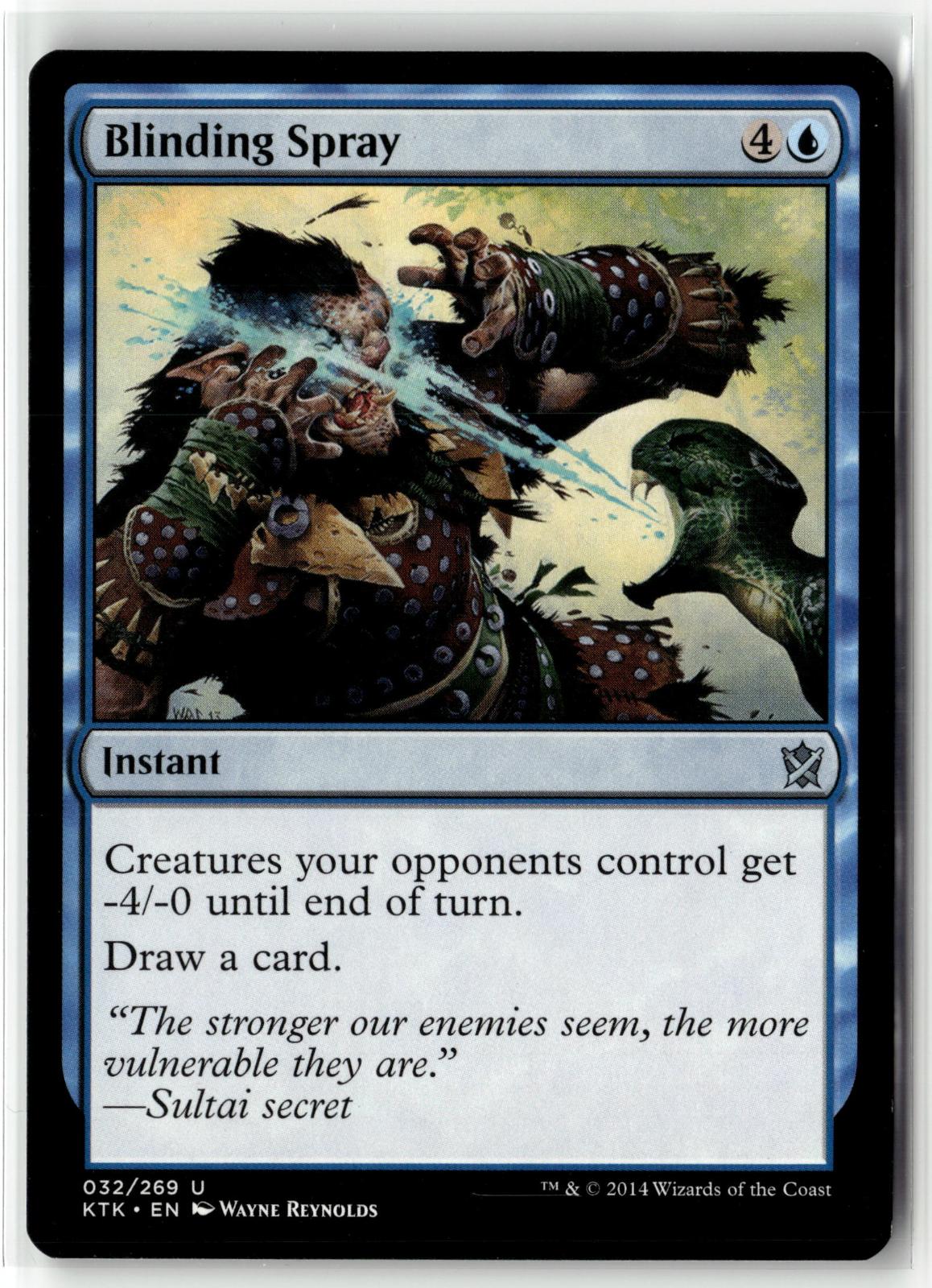 Blinding Spray 32 Uncommon Khans of Tarkir Magic: The Gathering Near Mint