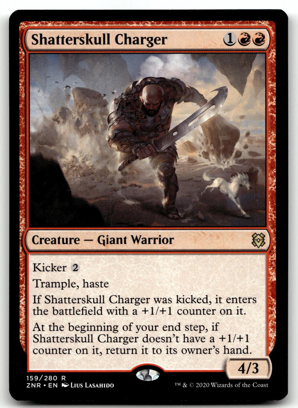 Shatterskull Charger 159 Rare Zendikar Rising Magic: The Gathering Near Mint