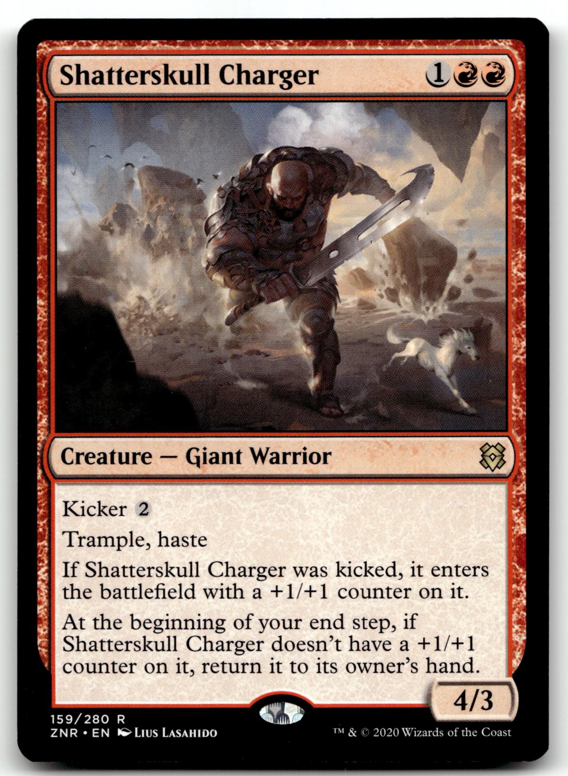 Shatterskull Charger 159 Rare Zendikar Rising Magic: The Gathering Near Mint