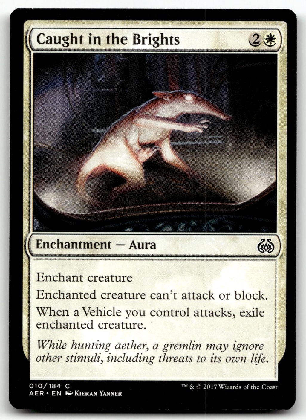Caught in the Brights 10 Common Aether Revolt Magic: The Gathering Near Mint