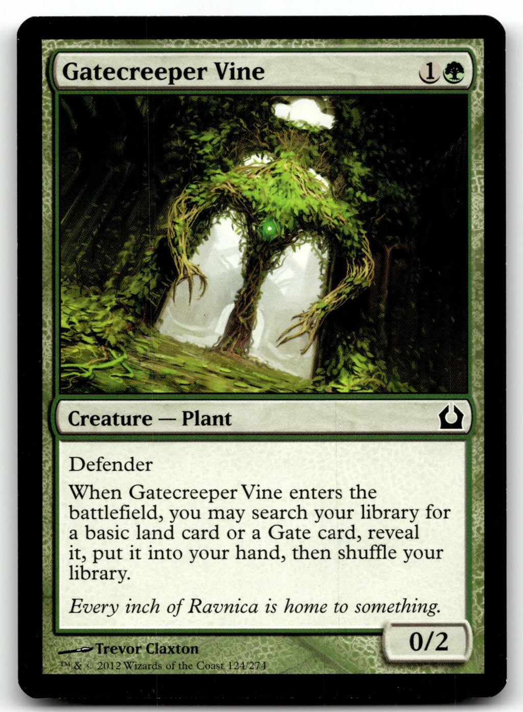 Gatecreeper Vine 124 Common Return to Ravnica Magic: The Gathering Near Mint