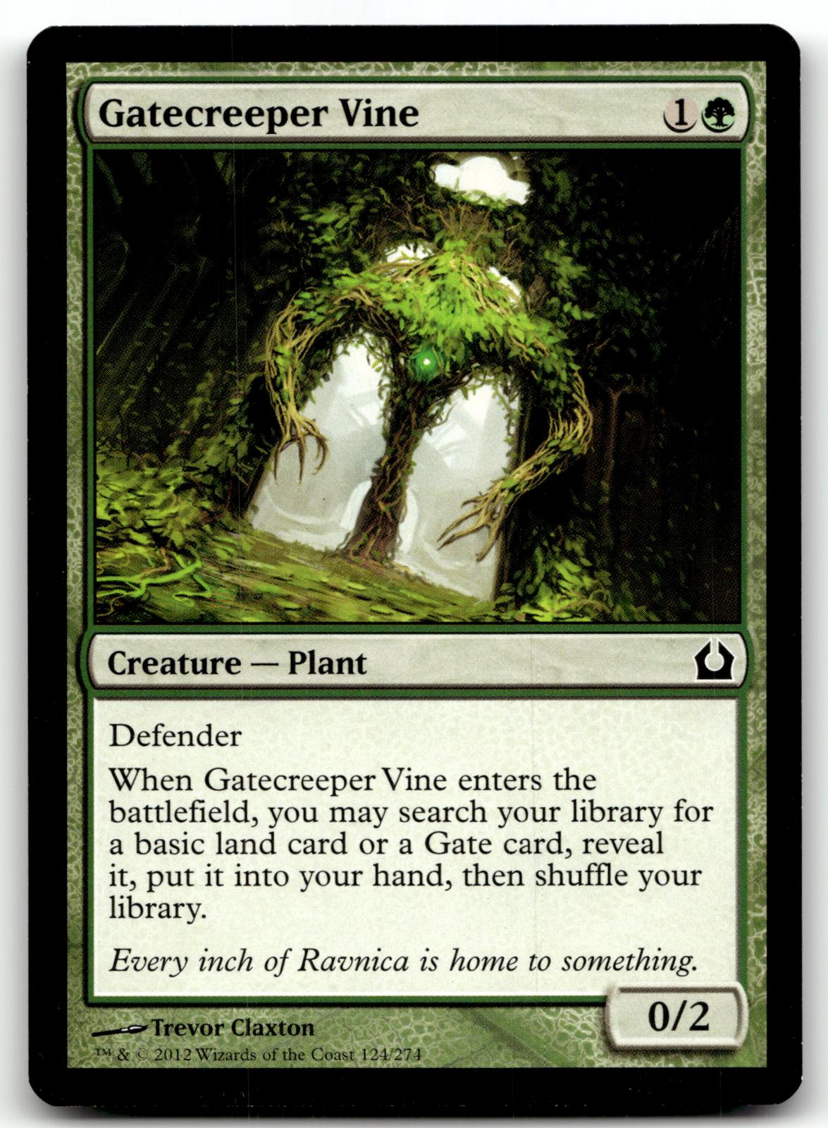 Gatecreeper Vine 124 Common Return to Ravnica Magic: The Gathering Near Mint