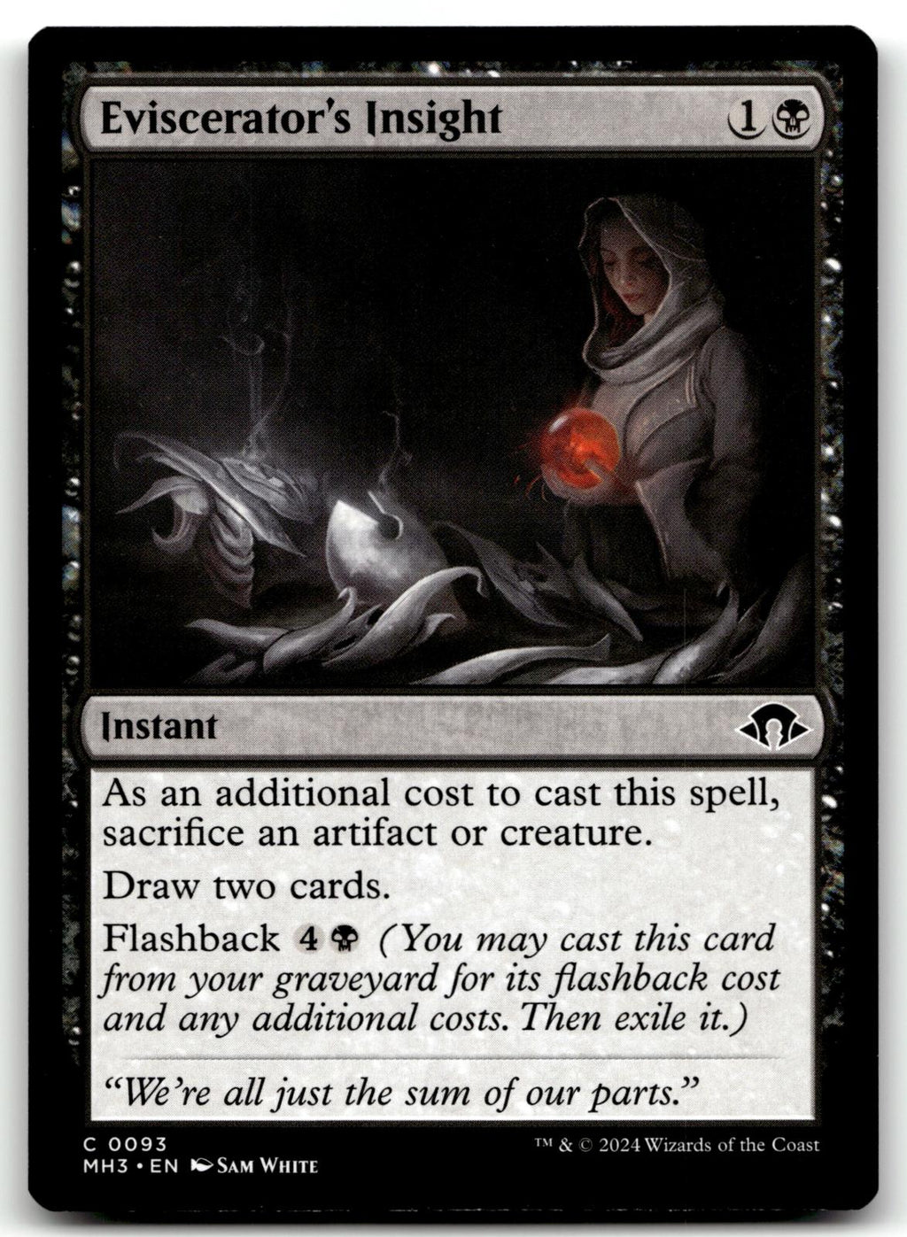 Eviscerator's Insight 93 Common Modern Horizons 3 Magic: The Gathering Near Mint