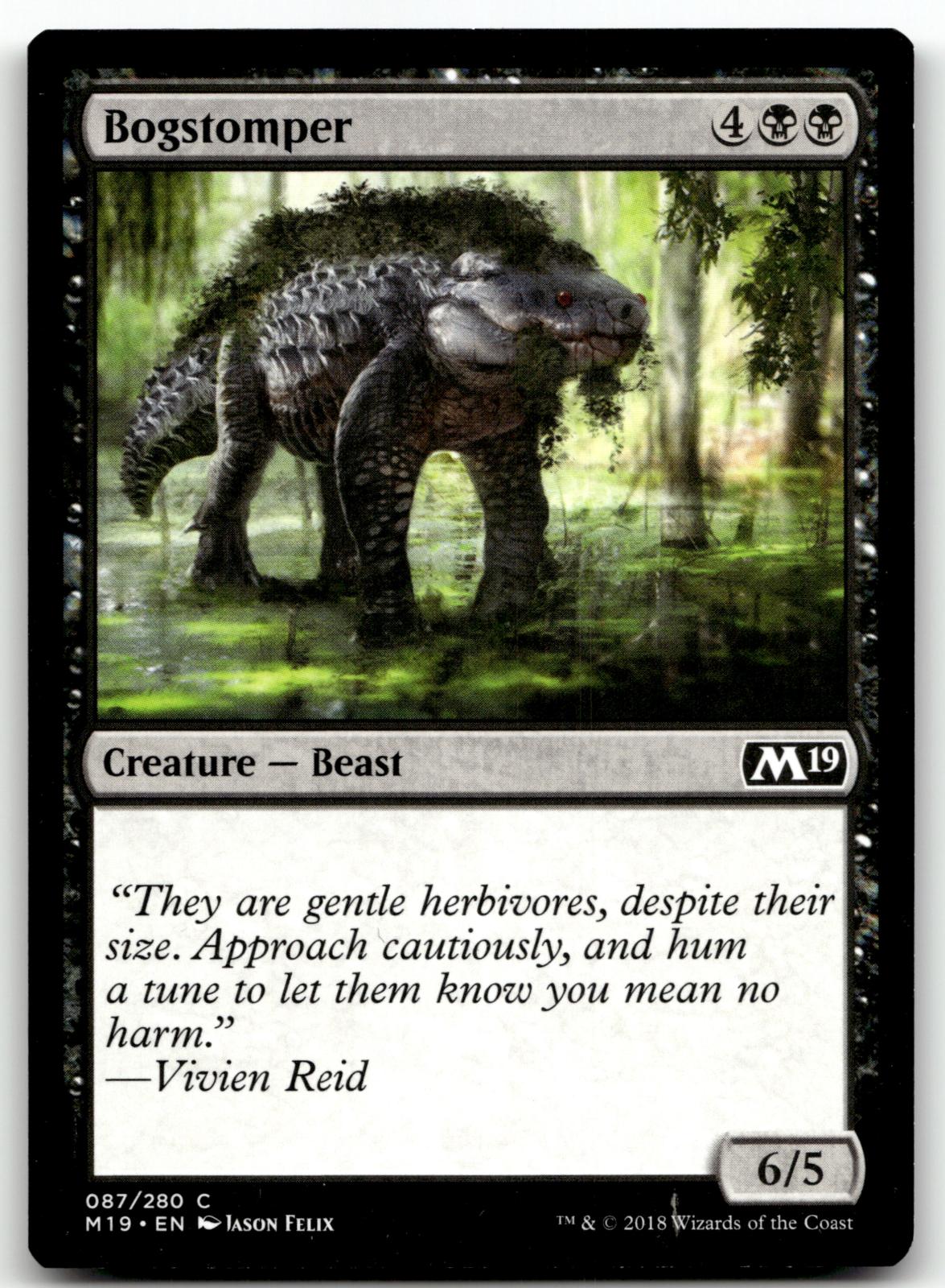 Bogstomper 87 Common Core Set 2019 Magic: The Gathering Near Mint