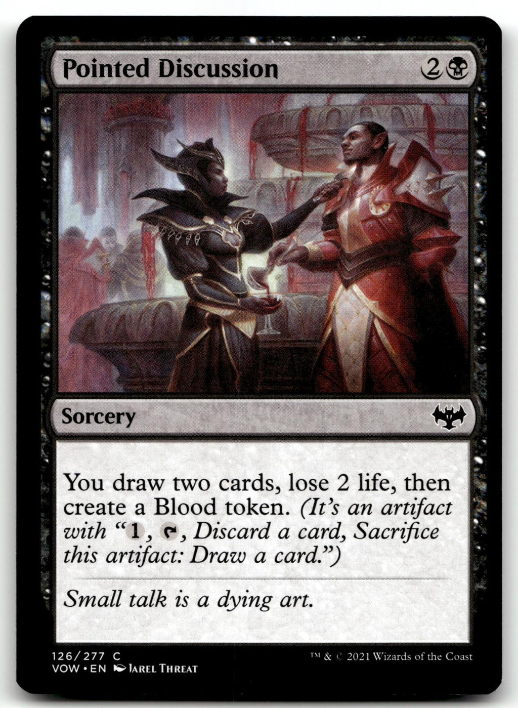 Pointed Discussion 126 Common Innistrad: Crimson Vow Magic: The Gathering NM