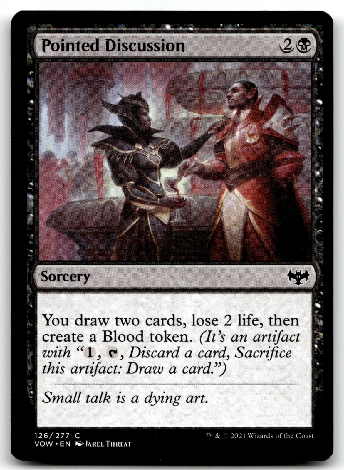 Pointed Discussion 126 Common Innistrad: Crimson Vow Magic: The Gathering NM