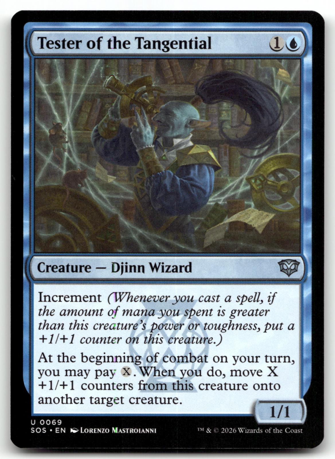 Tester of the Tangential 69 Secrets of Strixhaven Magic: The Gathering NM