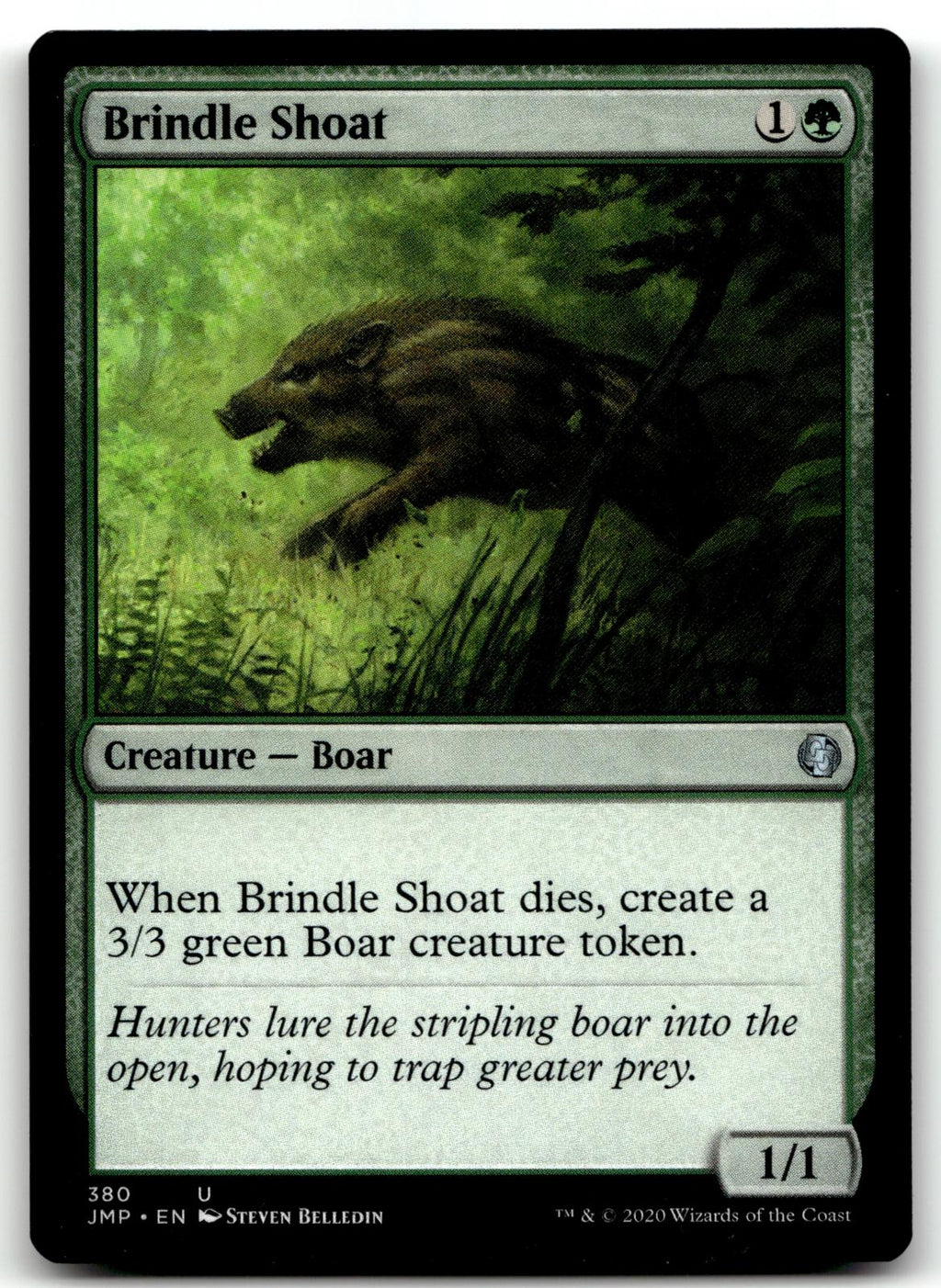 Brindle Shoat 380 Uncommon Jumpstart Magic: The Gathering Near Mint